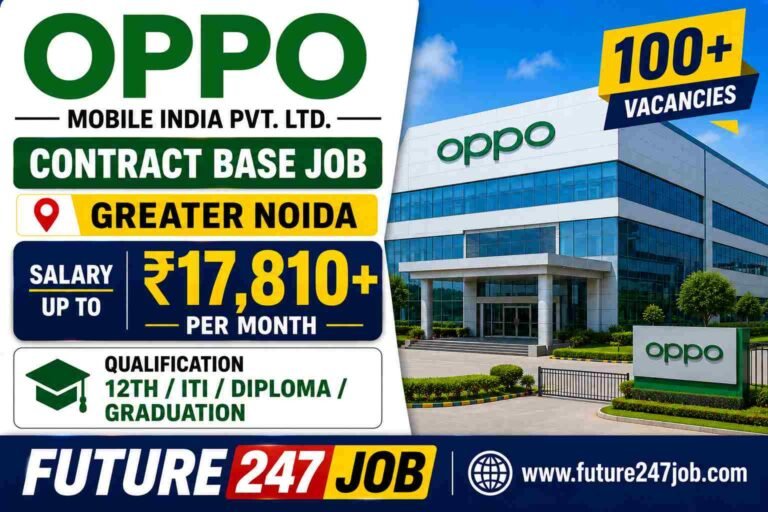 OPPO Mobile Company Job Vacancy 2026 | Greater Noida Kasna Recruitment