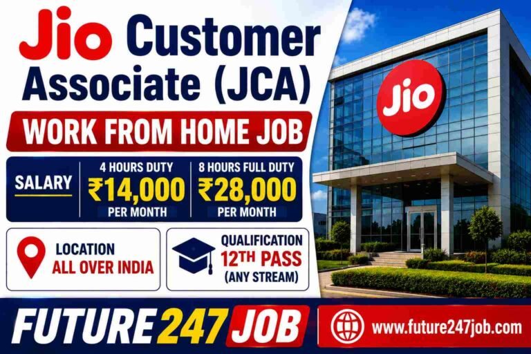 Jio Customer Associate Work From Home Job 2026 | Jio JCA Program Recruitment