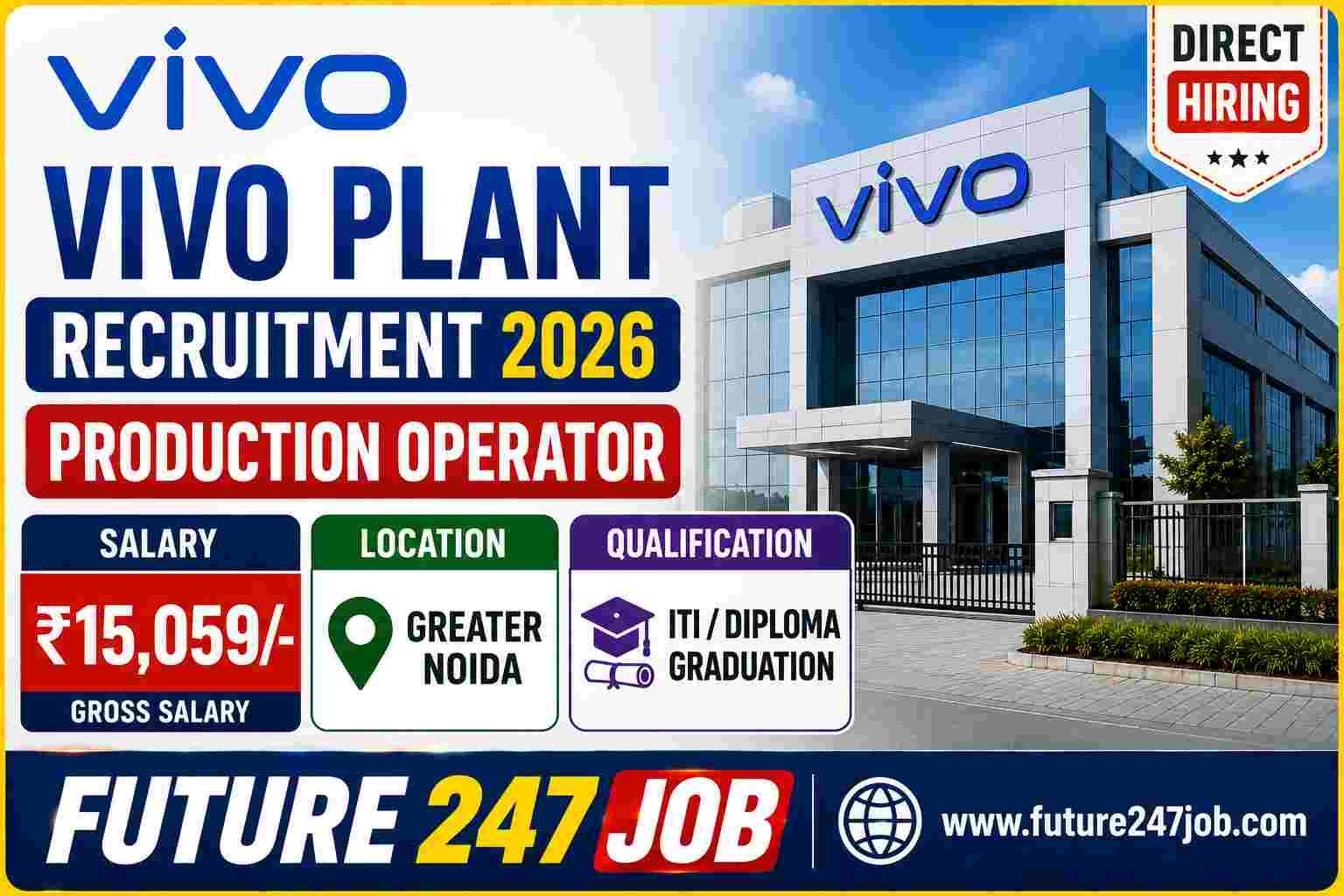 Vivo Plant Recruitment 2026 | Production Operator Job Vacancy | Direct Hiring