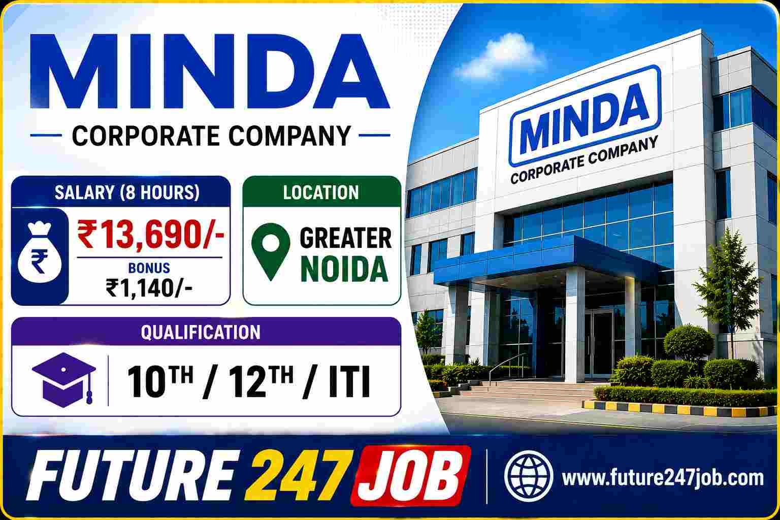 MINDA Corporate Company Recruitment 2026 | Production, Assembly & Moulding Job Vacancy
