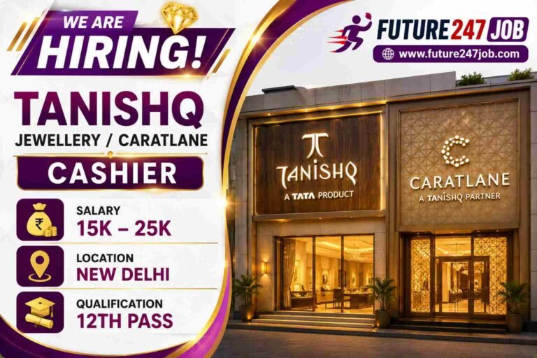 Urgent Hiring – Cashier | Jewellery Retail | Job in Delhi